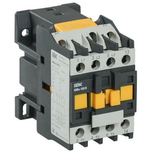 Контактор КМИе-11210 12А 230В/АС3 1НО IEK KKME11-012-230-10 Контактор КМИе-11210 12А 230В/АС3 1НО IEK KKME11-012-230-10