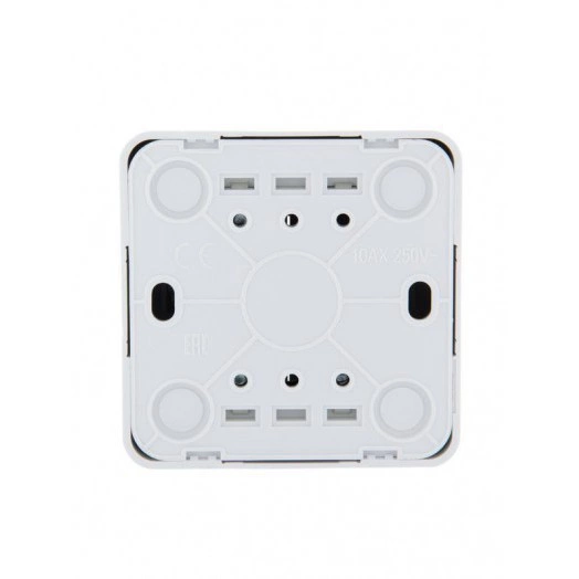 Выключатель 2-кл. 1п ОП Viola 10А IP20 бел. LEZARD 751-0200-101