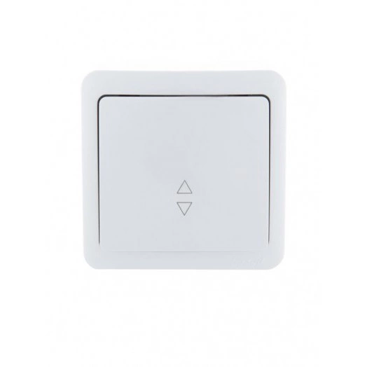 Переключатель проходной 1-кл. 1п ОП Viola 10А IP20 бел. LEZARD 751-0200-105