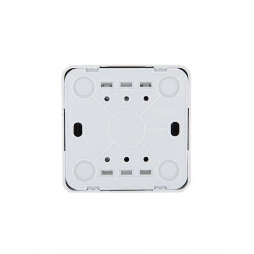 Переключатель проходной 1-кл. 1п ОП Viola 10А IP20 бел. LEZARD 751-0200-105