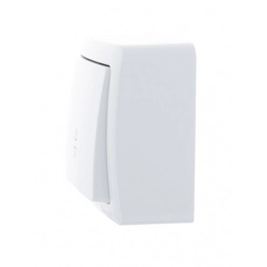 Переключатель проходной 1-кл. 1п ОП Viola 10А IP20 бел. LEZARD 751-0200-105