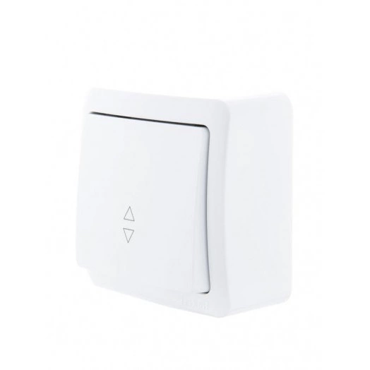 Переключатель проходной 1-кл. 1п ОП Viola 10А IP20 бел. LEZARD 751-0200-105