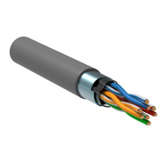 Кабель витая пара F/UTP кат.5e 4х2х24AWG solid CU PVC GENERICA сер. 305м (м) ITK BC1-C5E04-311-305-G