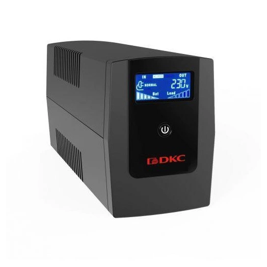 Источник бесперебойного питания ИБП Info LCD 1200В.А IEC C13 (4) USB + RJ45 DKC INFOLCD1200I