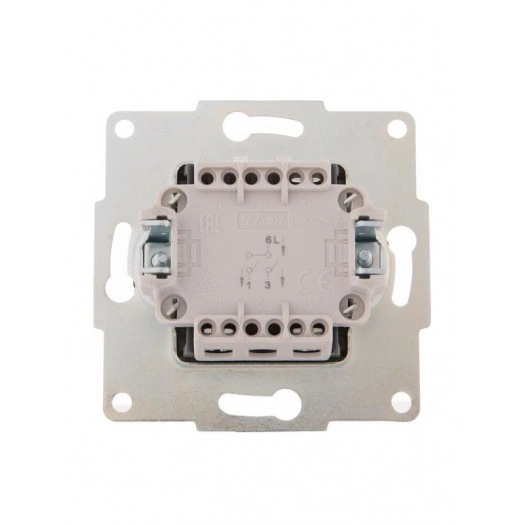 Механизм выключателя 2-кл. 1п СП Karina 10А IP20 крем. LEZARD 707-0388-101