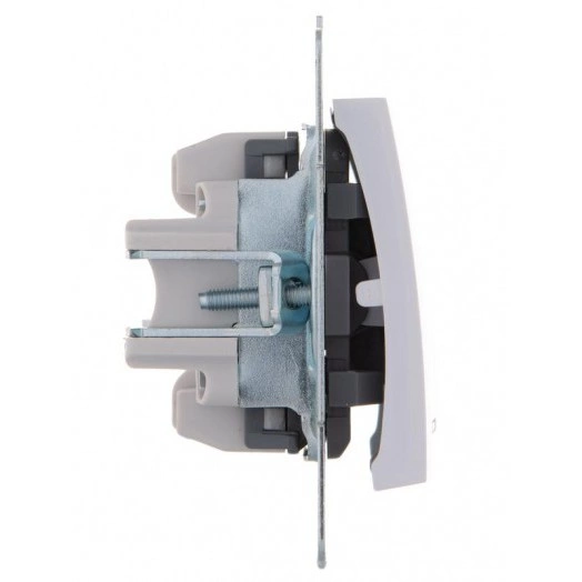 Механизм выключателя 2-кл. 1п СП Karina 10А IP20 с подсветкой бел. LEZARD 707-0288-112