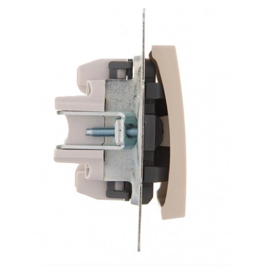Механизм выключателя 1-кл. 1п СП Karina 10А IP20 крем. LEZARD 707-0388-100