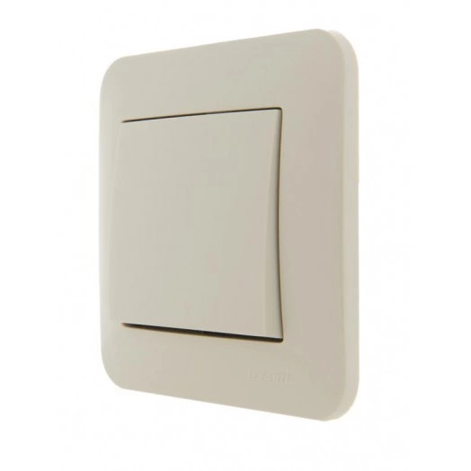 Механизм выключателя 1-кл. 1п СП Karina 10А IP20 крем. LEZARD 707-0388-100