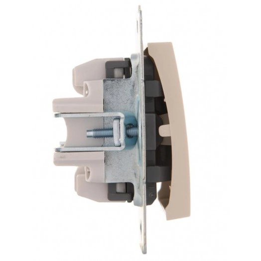 Механизм выключателя 1-кл. 1п СП Karina 10А IP20 с подсветкой крем. LEZARD 707-0388-111