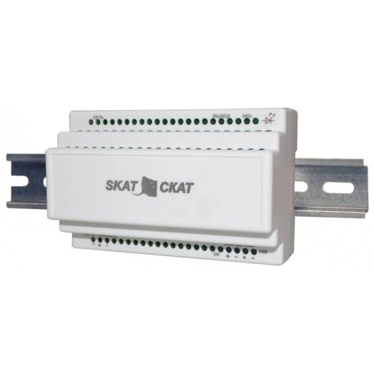 Источник бесперебойного питания СКАТ 1200М DIN 12В 2.5А внешняя АКБ 7-12А.ч холодный пуск СС ТР ПБ Бастион 83