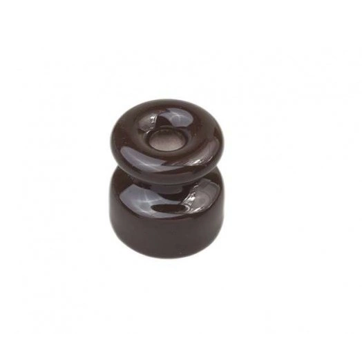 Изолятор для наружного монтажа керамика корич. (уп.50шт) Bironi R-IZ-20-50