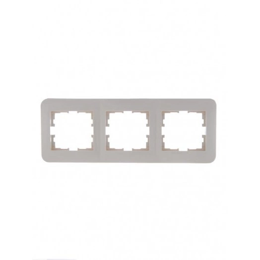 Рамка 3-м Karina Life горизонт. крем. LEZARD 708-0300-148