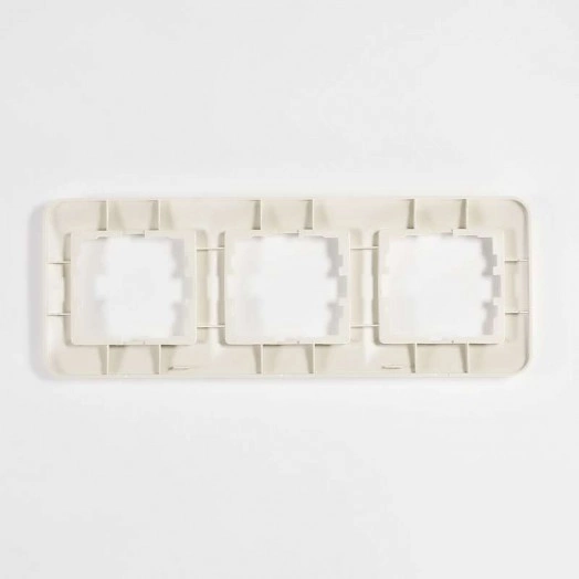 Рамка 3-м Karina Life горизонт. крем. LEZARD 708-0300-148