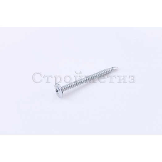 Саморез 4.2х16 металл-металл с прессшайбой сверло цинк (уп.200шт) коробка СТРОЙМЕТИЗ UTORM2060063
