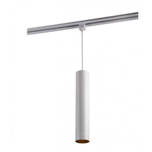 Светильник светодиодный PTR 2310 10Вт 4000К IP40 30град. 400мм трековый на подвесе 1м WH бел. JazzWay 5031500