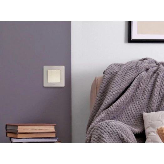 Механизм выключателя 3-кл. Inspiria 20А IP20 250В 10AX сл. кость Leg 673641