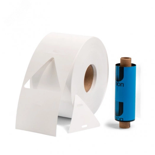 Комплект  бирка-риббон У-136Р (Fortisflex) (1000шт в рулоне)