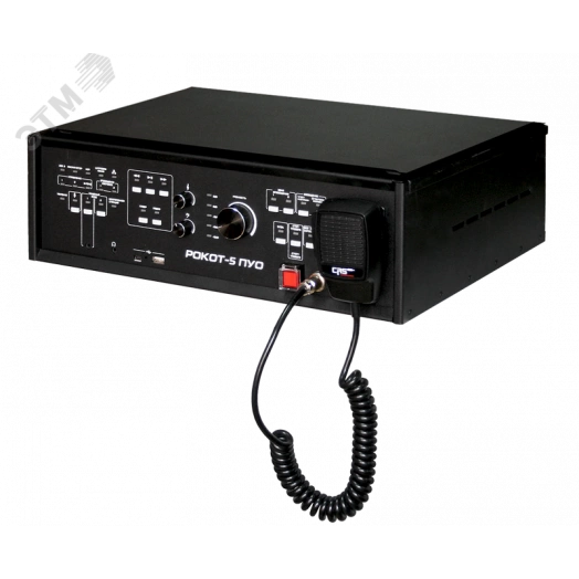 Прибор управления оповещением, 200 Вт, 100 В