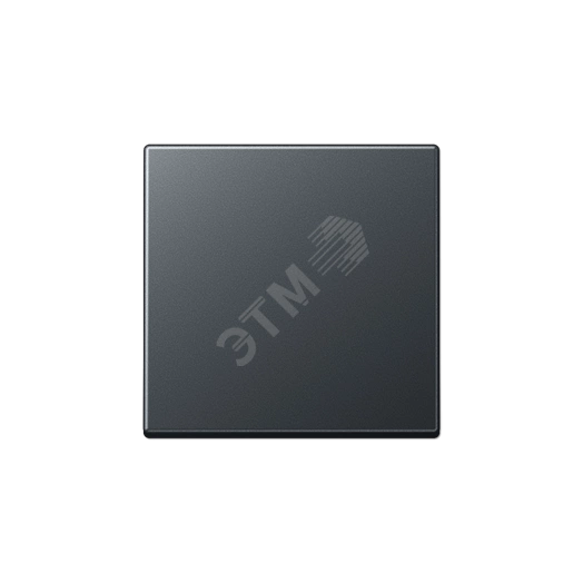 Клавиша 1-я для выключателей и кнопок  без подсветки. Серия A500  Материал- дуропласт  Цвет- матовый антрацит