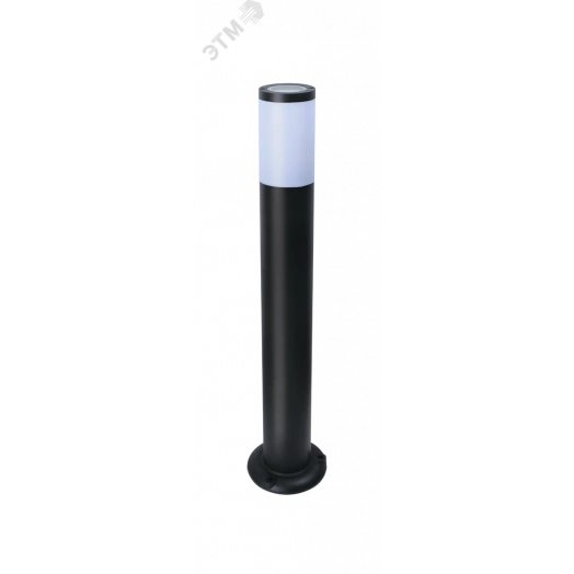 Светильник садово-парковый ландшафтный НТУ E27 без ламп корпус нерж. cталь поликарбонат черный столб круг 0.9м -40...+40°C IP44 JazzWay