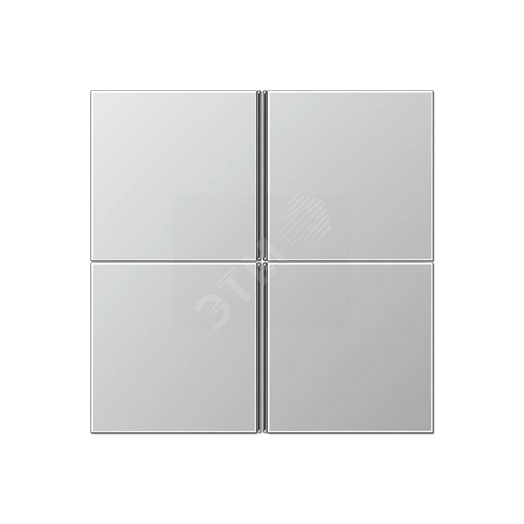 Клавиши для выключателя 4 группы алюминий