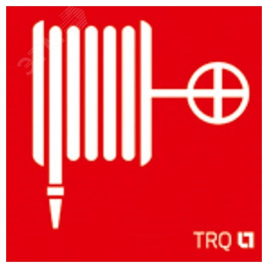 Наклейка для светильника ППБ 0001 Пожарный кран (335х165) РС-L LYRA