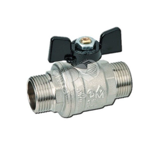 Кран шаровой 3/4' НН бабочка OREGON серия 327 полный проход