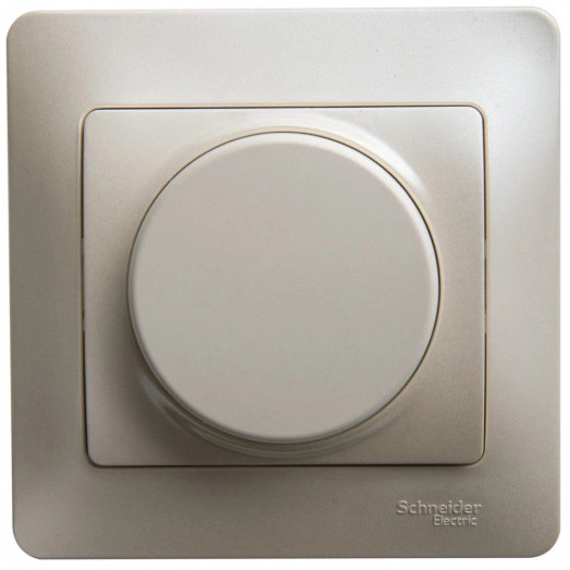 GLOSSA Светорегулятор поворотный 300Вт перламутр в сборе