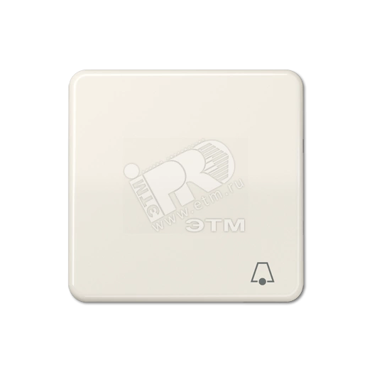 Клавиша с символом  звонок   слоновая кость