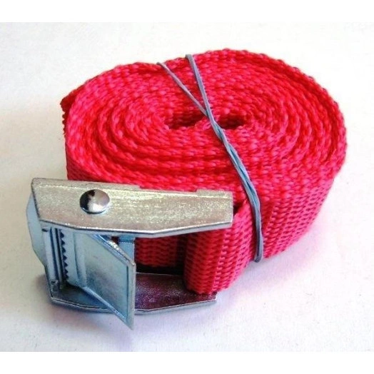 Ремень шириной 25мм, длиной 1,5м с пружинным замком для закрепления груза/предмета до 200 кг