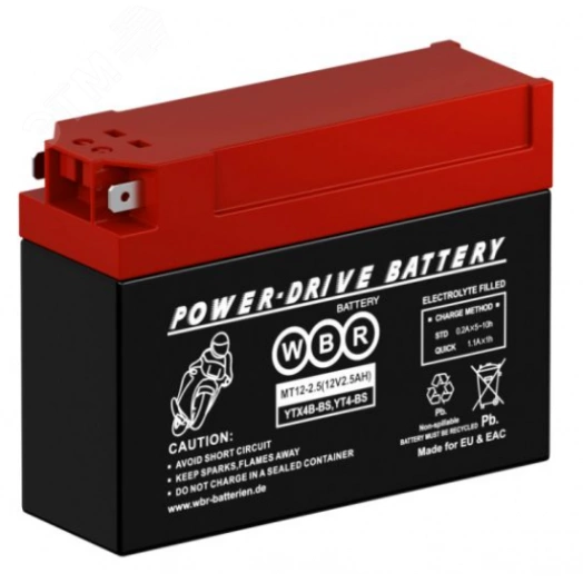 Аккумуляторная батарея WBR MT12-2,5