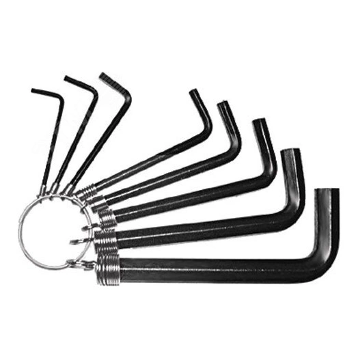 Ключи шестигранные на кольце 8 шт (1.5-6 мм)