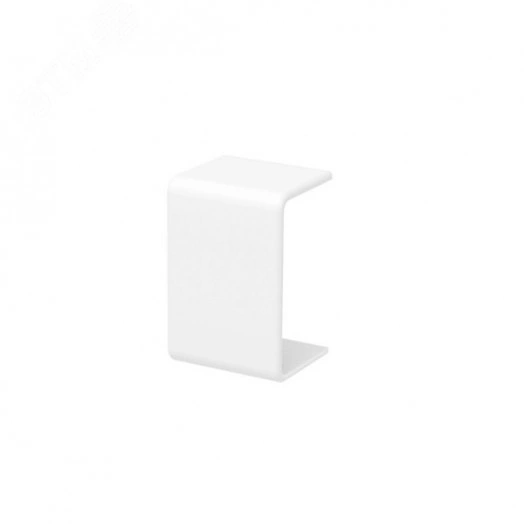 Накладка на стык кабель-каналов WDK 12x22 мм, ПВХ белый