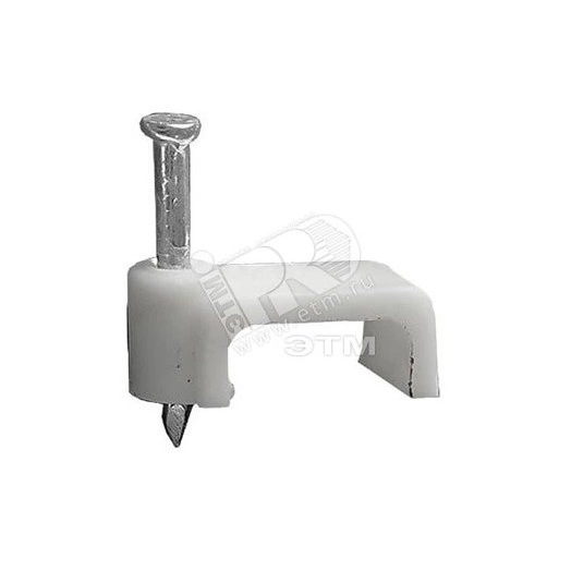 Скоба для кабеля плоская Б12мм (50шт)