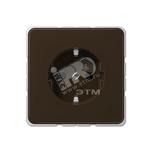 Розетка штепсельная SCHUKO 16A 250V коричневая