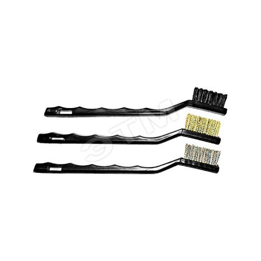 Корщетки мини, набор 3 шт, сталь/нейлон/латунь, 175 мм