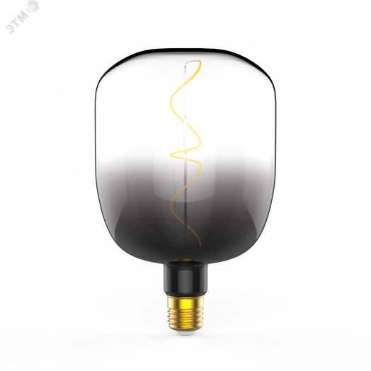 Лампа светодиодная LED 5 Вт 200 Лм 1800К теплая Е27 V140 black-clear flexible Filament Gauss