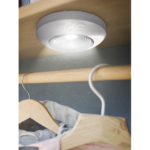 Фонарик подсветка мощный туристический кемпинговый на липучке на батарейках 3хААА в палатку, 3 штуки SB-502 Аврора ЭРА