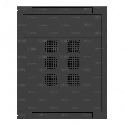 Шкаф напольный телекоммуникационный NTSS RS 42U 800х1000мм, 4 профиля 19, двери перфорированная и сплошная металл, регулируемые опоры, боковые стенки съемные, разобранный, черный RAL 9005