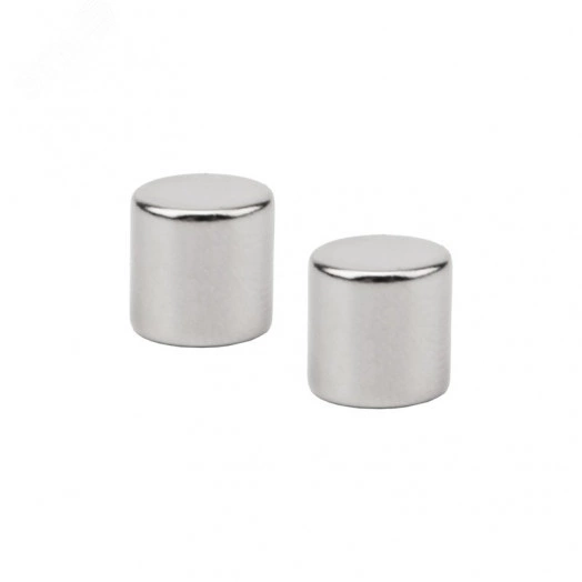 Неодимовый магнит диск 10х10мм сцепление 3.7 кг (упак - 2 шт.)