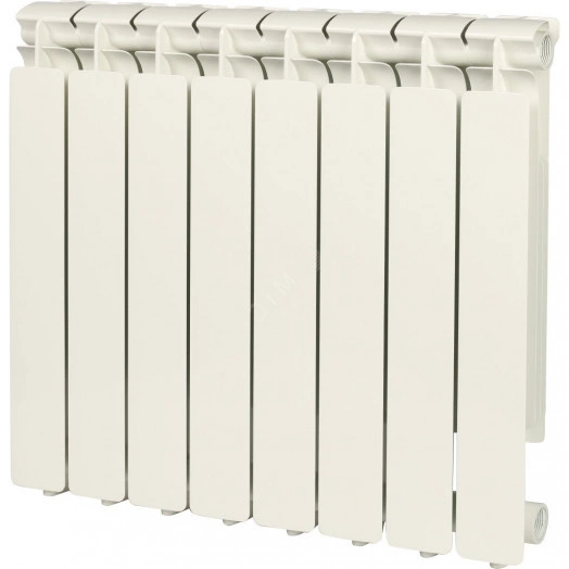 Радиатор алюминиевый секционный 500/80/8 боковое подключение