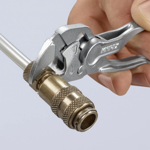 Клещи переставные - гаечный ключ 21 мм (3/4'') L-100 мм серые