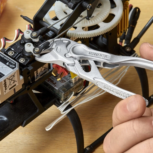 Клещи переставные - гаечный ключ 21 мм (3/4'') L-100 мм серые