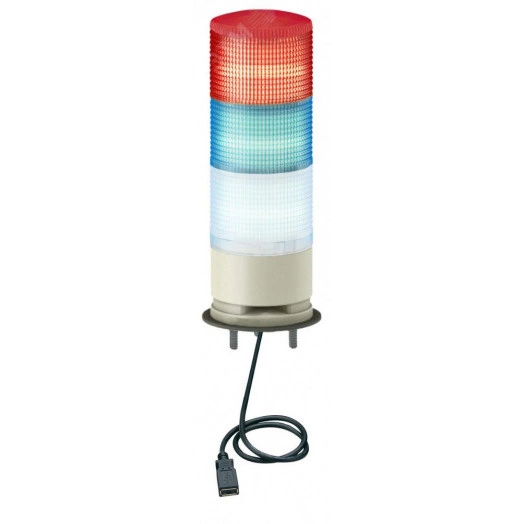 Колонна световая с USB подключением в сборе 6 мм мультицветная