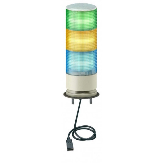 Колонна световая с USB подключением в сборе 6 мм мультицветная