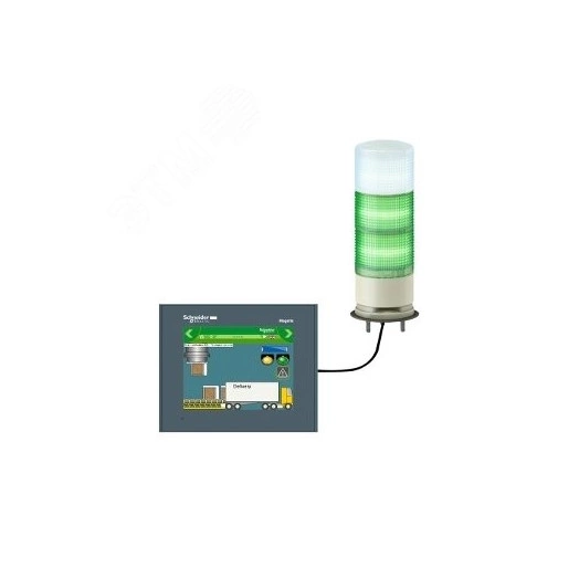 Колонна световая с USB подключением в сборе 6 мм мультицветная