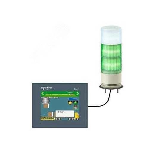 Колонна световая с USB подключением в сборе 6 мм мультицветная