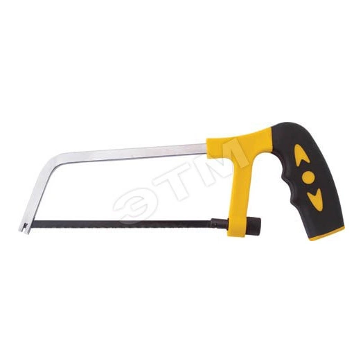 Ножовка по металлу мини 150 мм, пластиковая прорезиненная ручка