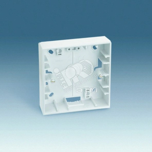 Коробка для наружной установки 27601-65, 27611-65, 85х85х37мм, белый