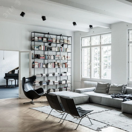 Светильник трековый на шинопровод ДПО Е27 без лампы белый